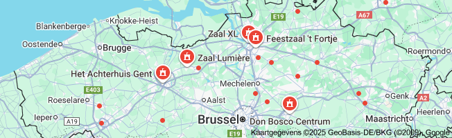 zalen verhuur