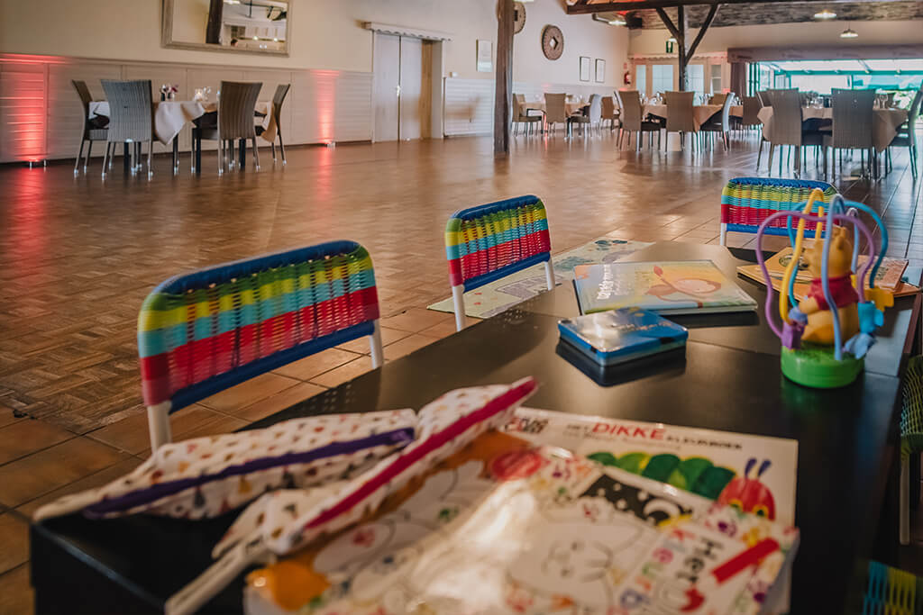 feestzaal voor communiefeest