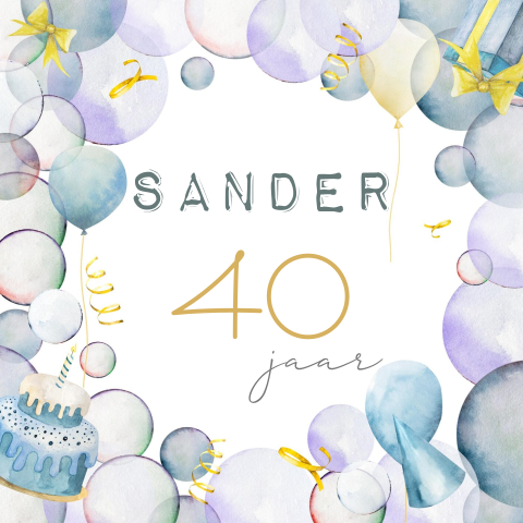 verjaardagsfeest 40 jaar